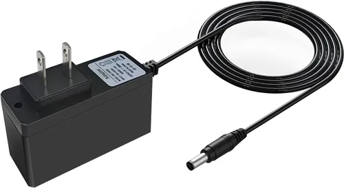 Vista 6 de Adaptador de fuente de alimentación de pared de 12 V CC 2A con enchufe de 0.083 in x 5.5 2A (2000 MA) CA 100-240 V a CC 12 voltios, adaptador