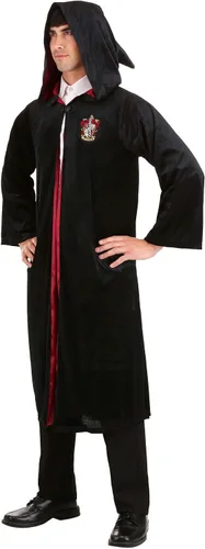 Vista 7 de Harry Potter Plus Size Robe, Deluxe Hogwarts House Themed Robes for Adults, Wizarding World Costume