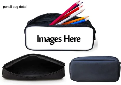 Vista 4 de Xpyiqun Juego de mochila escolar para niÃ±os con caja de almuerzo, OcÃ©ano delfÃ­n, talla Ãºnica