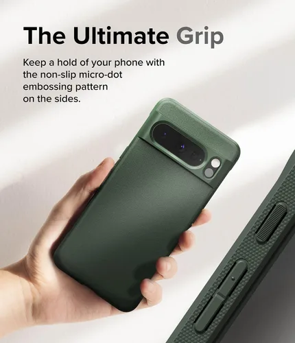 Vista 5 de Ringke Onyx - Funda compatible con Google Pixel 8 Pro [verde oscuro] + cristal de cámara compatible con Google Pixel 8 Pro