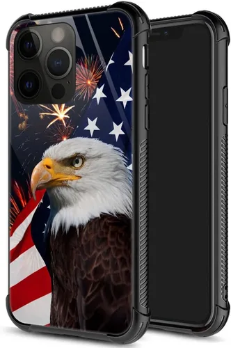 Vista 69 de ZHEGAILIAN Funda para iPhone 14 Pro, protección de grado militar, esquinas a prueba de golpes, funda antiarañazos para iPhone 14 Pro, bandera vieja