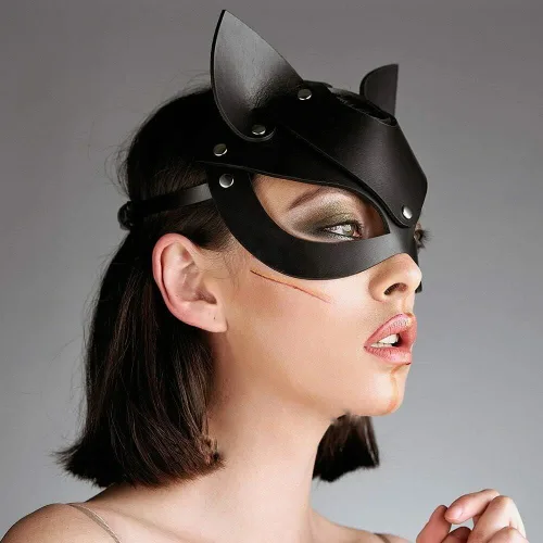 Vista 4 de Máscara de piel para mujer, para cosplay, Halloween, disfraz