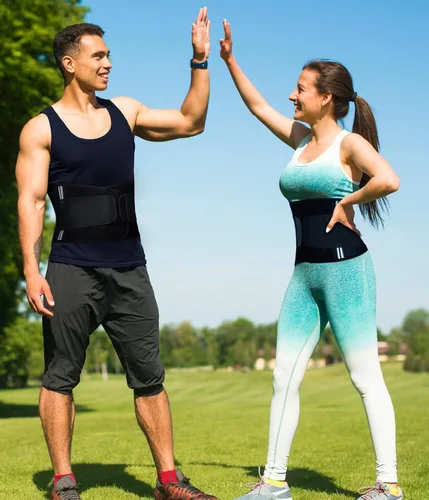 Vista 2 de TAILONG Faja reductora de cintura de neopreno cinturón abdominal para hombres, entrenador de cintura para mujeres, corsé adelgazante, moldeador