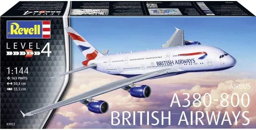 Vista 2 de Revell RV03922 A380-800 British Airways Modelo Kit
