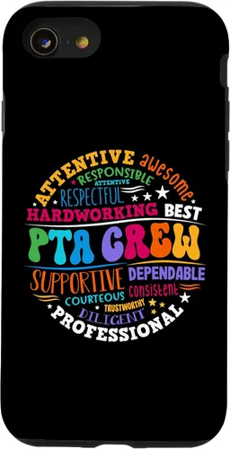 Vista 18 de iPhone 16 Parents Teacher Association Team Supporter PTA Crew Case