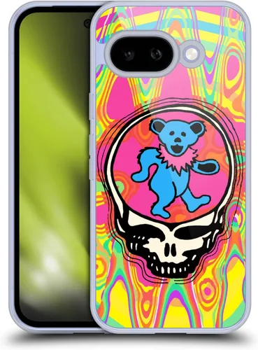 Vista 273 de Head Case Designs Funda de gel con licencia oficial de Grateful Dead Bear Trends [protección de grado militar] compatible con Google Pixel 3