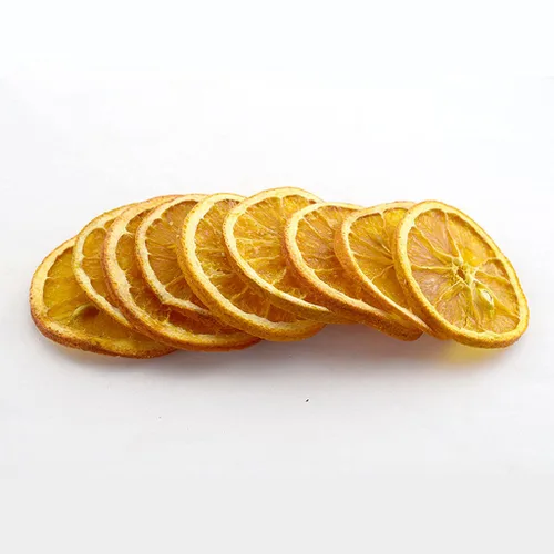 Vista 6 de 500g/17.6oz rodajas de naranja disecadas, rodajas de naranja disecadas endulzadas, sin azúcar, veganas y kosher