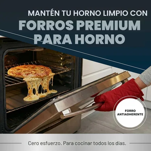 Vista 2 de Revestimiento antiadherente para horno, Grado Profesional – Nunca vuelva a limpiar la parte inferior de su horno, por Cooks Innovations
