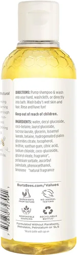 Vista 2 de Burt's Bees, Baby Bee - Champú y gel de baño sin lágrimas, 8 onzas
