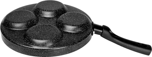 Vista 6 de MyLifeUNIT Sartén de aluminio para huevos de 4 tazas, sartén antiadherente para huevos