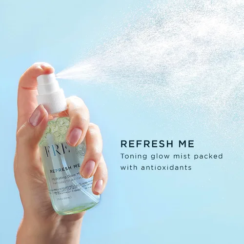 Vista 2 de FRE Skincare - Spray facial hidratante antienvejecimiento para piel que suda, aumenta el colágeno y equilibrio del pH, reduce las arrugas, vegano