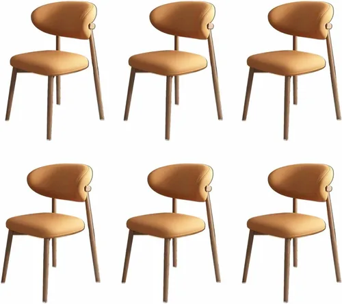 Vista 28 de Solid Wood Dining Chairs Kitchen Chairs Set of 2 Mid Century Modern Dining Chairss with Wooden Frame and Upholstered, Armless, Cafe Casual Chairss