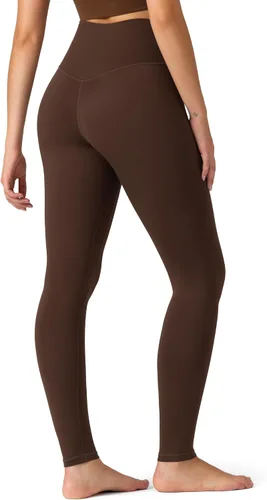 Vista 25 de Colorfulkoala Pantalones de yoga suaves de cintura alta para mujer, leggings de longitud completa Negro
