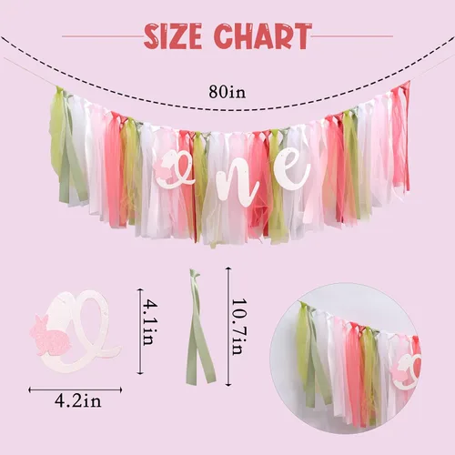 Vista 2 de Cartel de conejito para silla alta de primer cumpleaños – Cartel con texto en inglés «Some Bunny Is One» para silla alta, decoración de primer