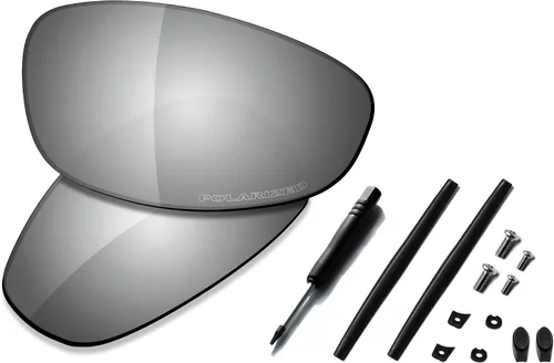 Vista 27 de SAUCER Lentes de repuesto prémium y kits de goma para Oakley Juliet Protección UV400, arañazos, ajuste preciso polarizado oro de 24 quilates
