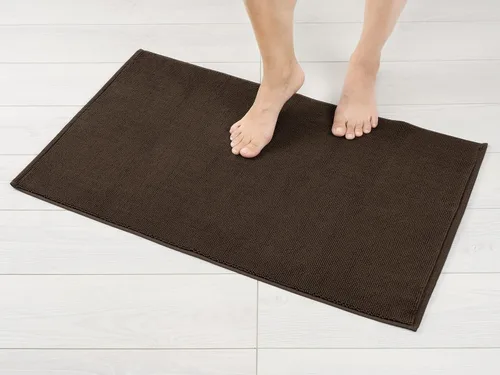 Vista 13 de American Soft Linen - Alfombra de baño antideslizante, 100% de algodón, 17 x 24 pulgadas, alfombras de baño lavables, tapetes peludos, color beige