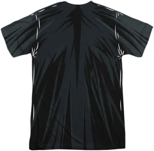 Vista 3 de Batman V Superman Uniforms Collection - Camiseta sublimada unisex para disfraz de Halloween (delanteratrasera)