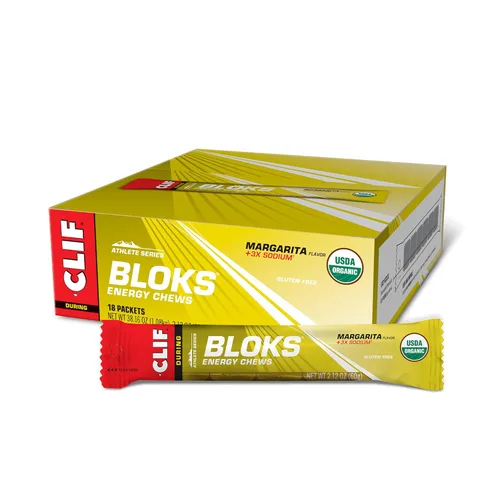 Vista 18 de CLIF BLOKS - Sabor Mountain Berry - Masticables energéticos - Sin OGM - A base de plantas - Combustible rápido para ciclismo y running
