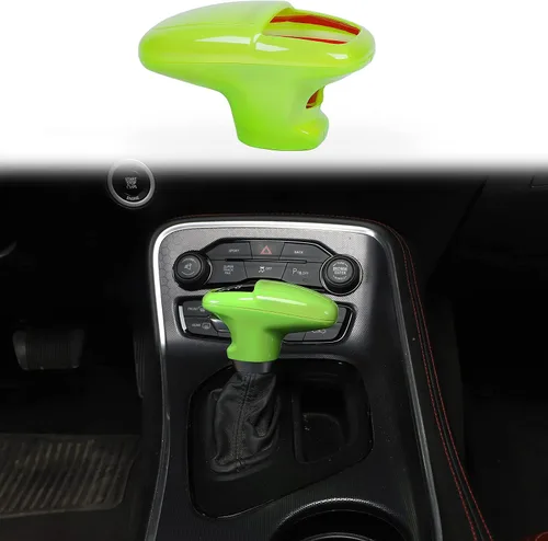 Vista 15 de Voodonala Para Challenger Charger ABS Perillas de palanca de cambios para Dodge Challenger Charger Accesorios 2018-2022 Durango Blue 3 piezas