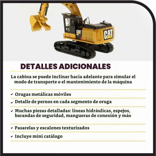 Vista 5 de Diecast Masters Caterpillar 568 GF Road Builder High Line Series Vehículo