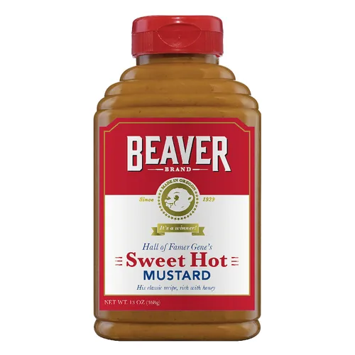 Vista 11 de Beaver - Mostaza de arándanos - botella flexible.