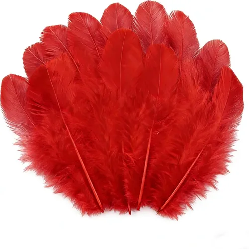 Vista 11 de 1600 plumas de gallo azules artesanales de 3 a 5 pulgadas a granel para manualidades de jardín de infantes, bodas, decoraciones de fiesta familiar