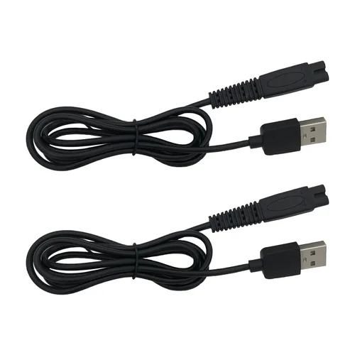 Vista 6 de MicroTouch Solo Razor - Cargador de repuesto para afeitadora de calavera Pitbull/Palm/Plata, accesorios de cable de alimentación USB y cepillo