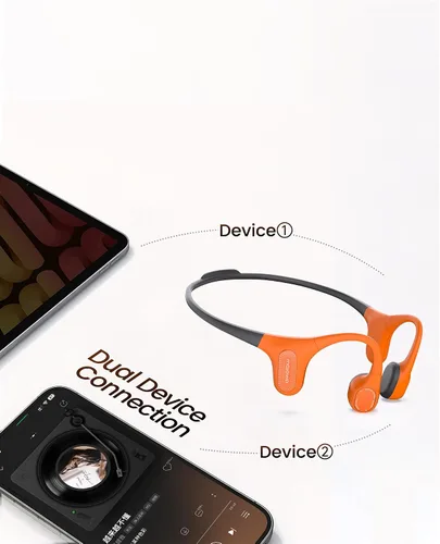 Vista 6 de mojawa Aerra Auriculares de Conducción Ósea para Deporte, IP67 Impermeables para Entrenamiento, de Oreja Abierta, Inalámbricos Bluetooth