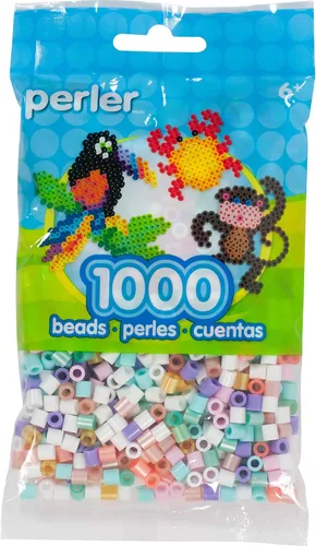Vista 25 de Perler 80-15213 Cuentas fusibles para manualidades, 1000 piezas, naranja albaricoque