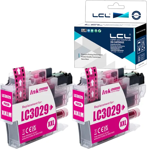 Vista 9 de LCL Cartucho de tinta de repuesto compatible para Brother LC3029 XXL LC3029BK de alto rendimiento MFC-J5830DW J5830DWXL J5930DW J6535DW J6535DWXL