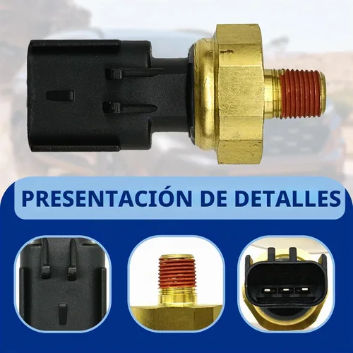 Vista 6 de Sensor de presión Sensor de presión de aceite del motor Sensor de interruptor emisor 5149062AA 05149062AA 5149064AA 5149062AB Compatible con Ram