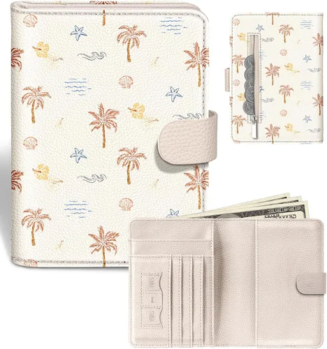 Vista 16 de Slohif Funda para pasaporte para viajes, para mujeres y hombres, bloqueo RFID, protector de pasaporte para tarjetas de tarjeta de embarque, Negro