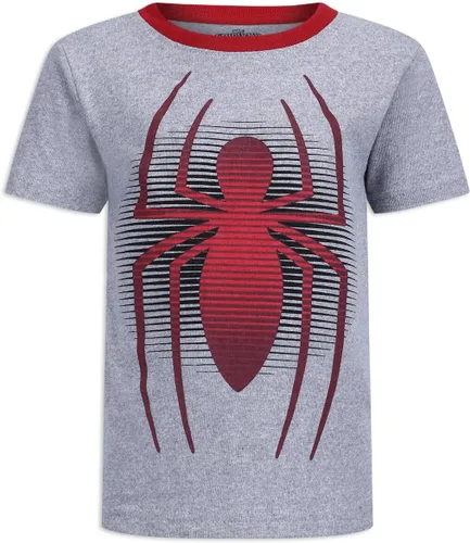 Vista 5 de Marvel Spider-Man - Paquete de 2 camisetas de manga corta para niños pequeños a niños grandes
