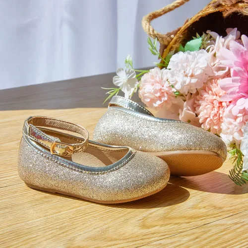 Vista 5 de Otter MOMO ToddlerLittle Girls Mary Jane Ballerina Flats Shoes Slip-on School Party Dress Shoes
