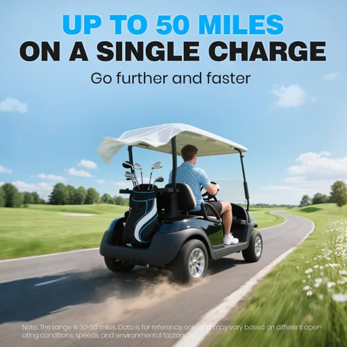 Vista 2 de VATRER POWER 48V 105Ah Mini Lithium Golf Cart Battery, Built-in 200A BMS