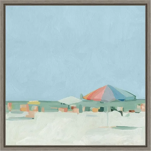 Vista 9 de Amanti Art Lienzo enmarcado para pared, 16 x 16 pulgadas, paleta de verano II por Emma Scarvey, lienzo enmarcado para pared, obras de arte
