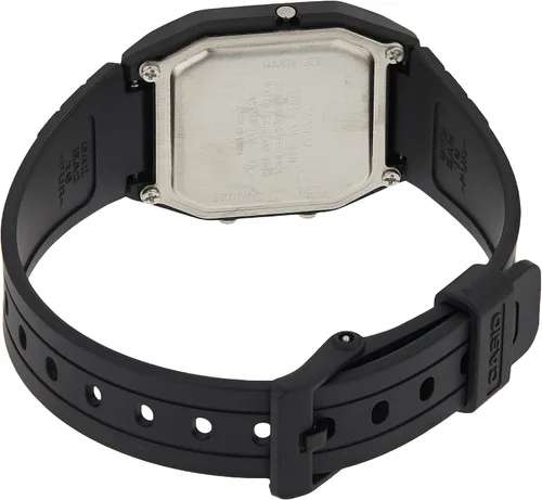 Vista 2 de Casio Reloj deportivo de resina de cuarzo, color negro (modelo AW48HE-9AV)