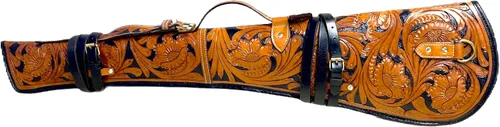 Vista 10 de Funda para rifle de 33 pulgadas, fundas suaves para escopeta - Fundas de cuero genuino para rifle y escopeta, accesorios de caza, funda de pistola