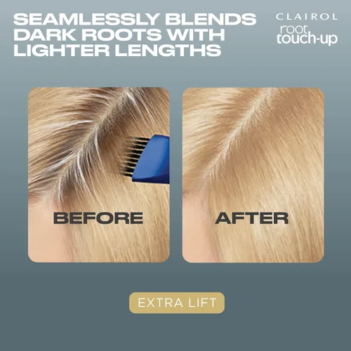 Vista 29 de Clairol Root Touch-Up de Nice'n Easy Tinte Permanente para el Cabello, 10 Rubio Extra Claro, Paquete de 1 Clairol Root Touch Up - Tinte permanente