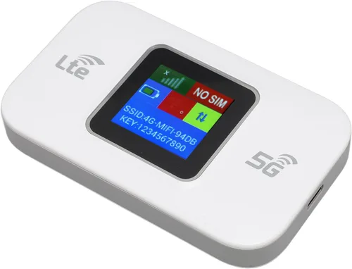 Vista 4 de Enrutador móvil de alta velocidad WiFi 4G LTE