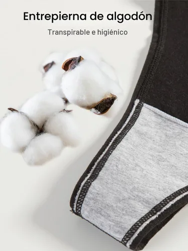 Vista 3 de GRANKEE - Tangas sin costuras transpirables para mujer, tangas que no se marcan, paquete de ropa interior Autumn