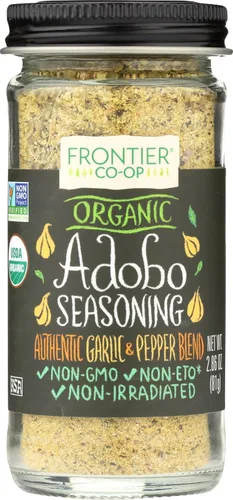 Vista 5 de Frontier Co-op Condimento multiusos, cebolla, perejil, albahaca, cáscara de limón, tomillo, ajo y otras especias aromáticas, sin sal, Kosher 1.2