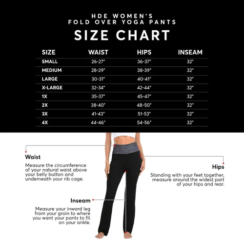 Vista 3 de HDE Pantalones de yoga con bloques de color para mujer, leggings de entrenamiento de pierna acampanada