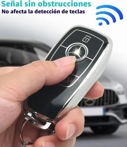 Vista 5 de Para Mercedes Benz Cubierta de llave y accesorios de llavero