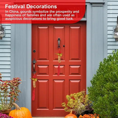 Vista 2 de Abalorios chinos de buena suerte para decoración de Feng Shui de buena suerte como regalo para oficina, dormitorio, automóvil, adornos colgantes