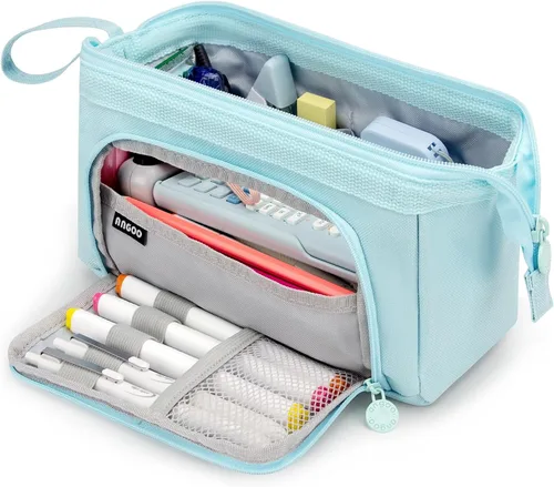 Vista 8 de Estuche Para Lápices de Gran Capacidad Estuche Grande Para Lápices Estética Especial Bolsa Escolar Para Bolígrafos Para Niñas Adolescentes