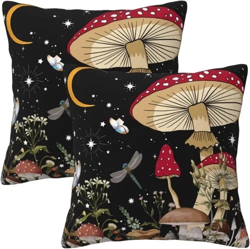 Vista 10 de Juego de 2 fundas de almohada de tablero de ajedrez en blanco y negro a cuadros, suaves, cuadradas, para sofá, decoración del hogar, 18 x 18 pulgadas