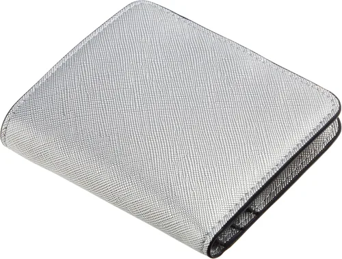 Vista 7 de Gostwo - Cartera compacta de piel genuina de lujo para mujer con bloqueo de RFID y ventana de identificación