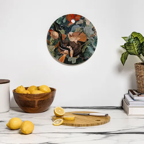 Vista 2 de Society6 Tabla de Cortar de Bambú - Decoración de Cocina de Burcu Korkmazyurek - Tablas de Cortar Únicas para Cocina, 29.2 cm x 29.2 cm x 1.3 cm