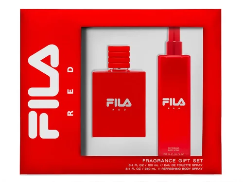 Vista 6 de FILA Fragancia roja – Colonia para hombres con bergamota, jazmín, nuez moscada y sándalo – Colonia para hombre con aroma de día o noche inspirado